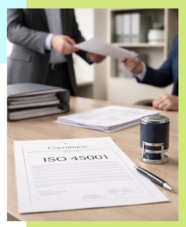 Сертификат ISO 45001 в Надыме под ключ от 46701 р. | Сертэкс
